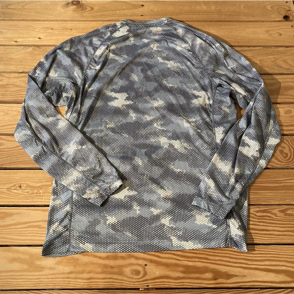 Simms Patterned Long Sleeve Athletic Shirt Size M… - image 2